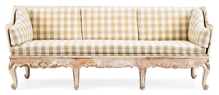 SOFFA. Sverige, 1700-talets andra hälft. Rokoko.