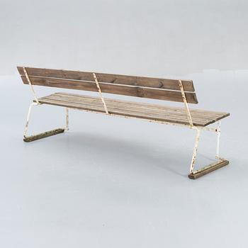 Grythyttan, parkbänk 1900-talets andra hälft.