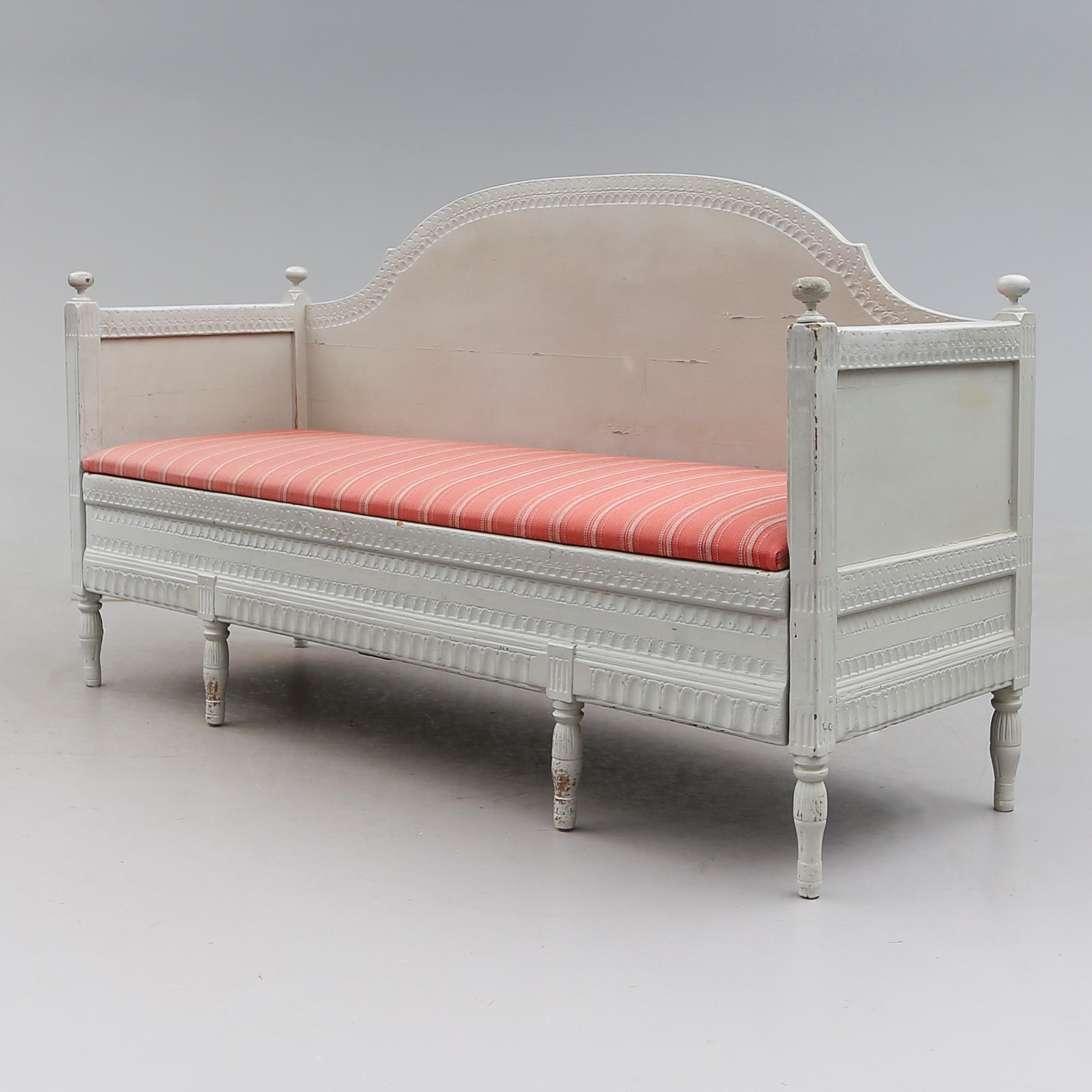 SOFFA, gustaviansk, 1700-talets slut.