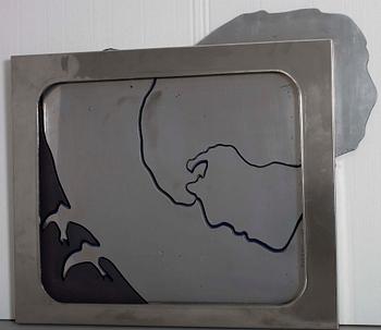 Kimmo Pyykkö · KIMMO PYYKKÖ, relief metall, sign-73.