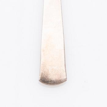 Jacob Ängman, Skedar, silver, 12 st, Rosenholm, GAB, Stockholm, 1960-1963.