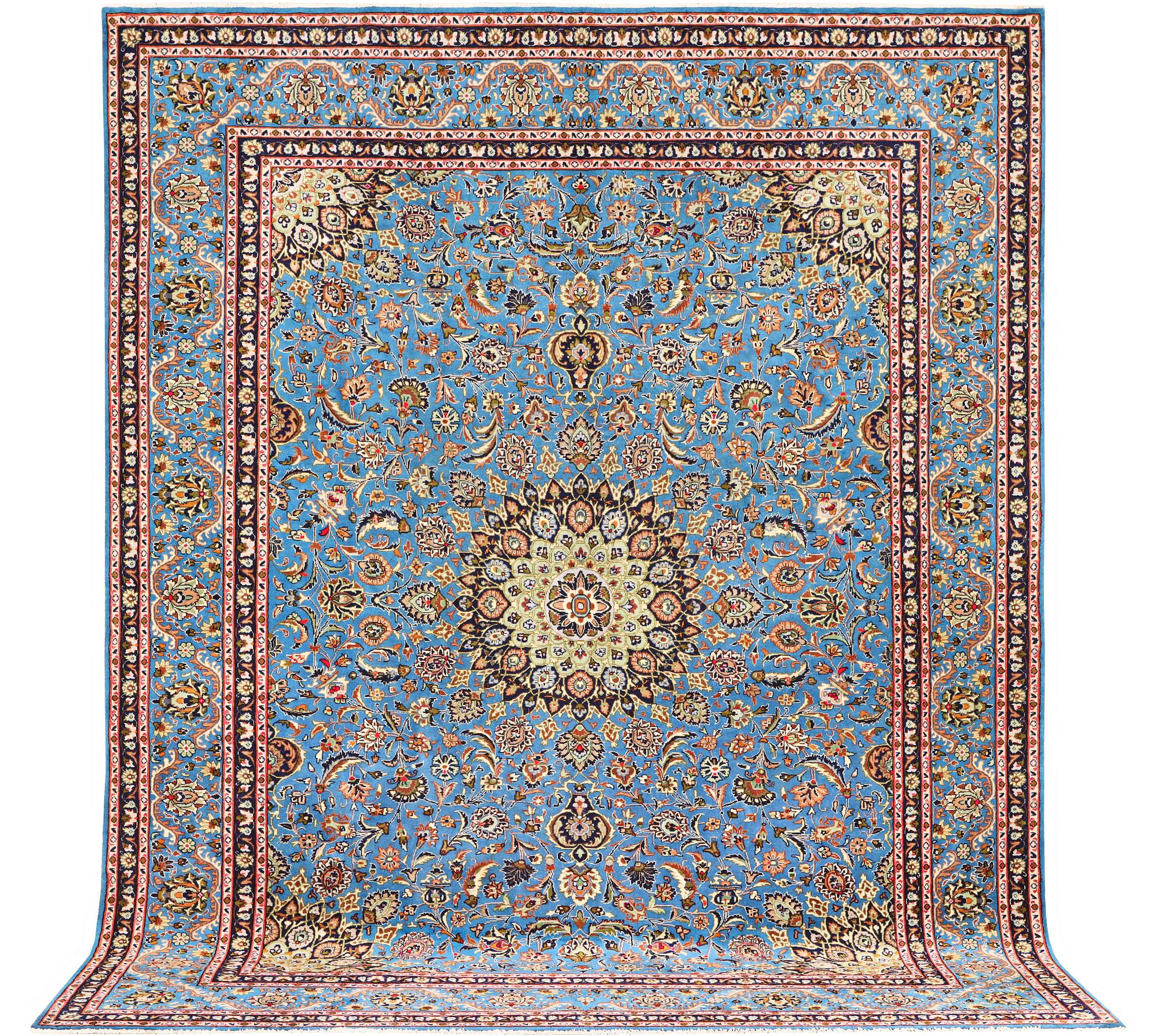 A Kashan carpet, a. 375 x 295 cm.
