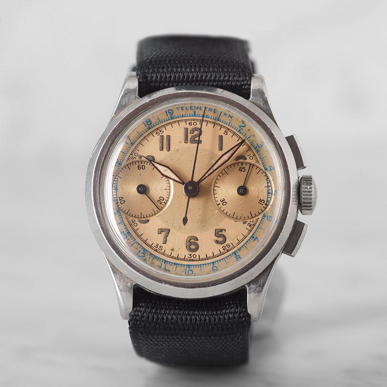 UNIVERSAL GENÈVE, chronograph, "Telemetre", wristwatch, 30,5 mm,
