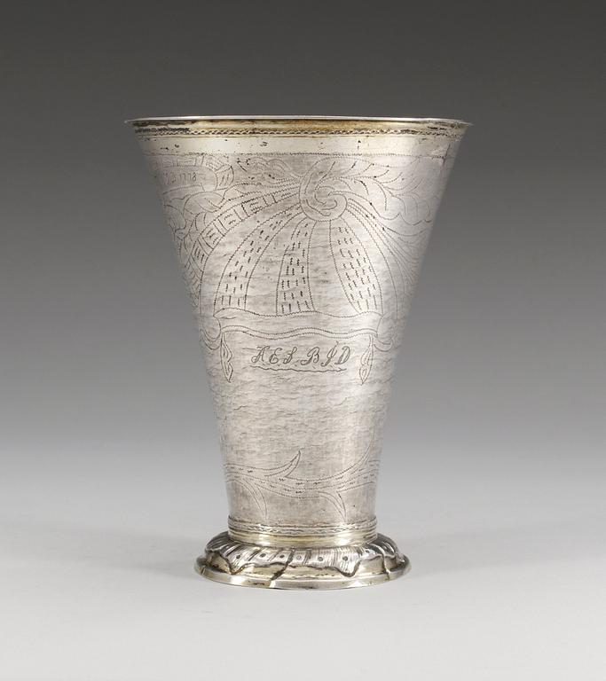 BÄGARE, silver. Erik Lemon, Uppsala 1769.