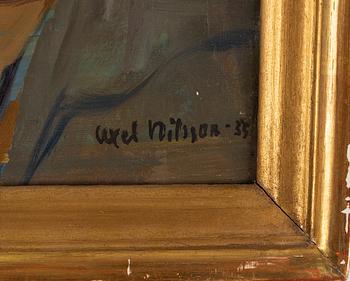 Axel Nilsson, oil on canvas, signed and dated -35.
