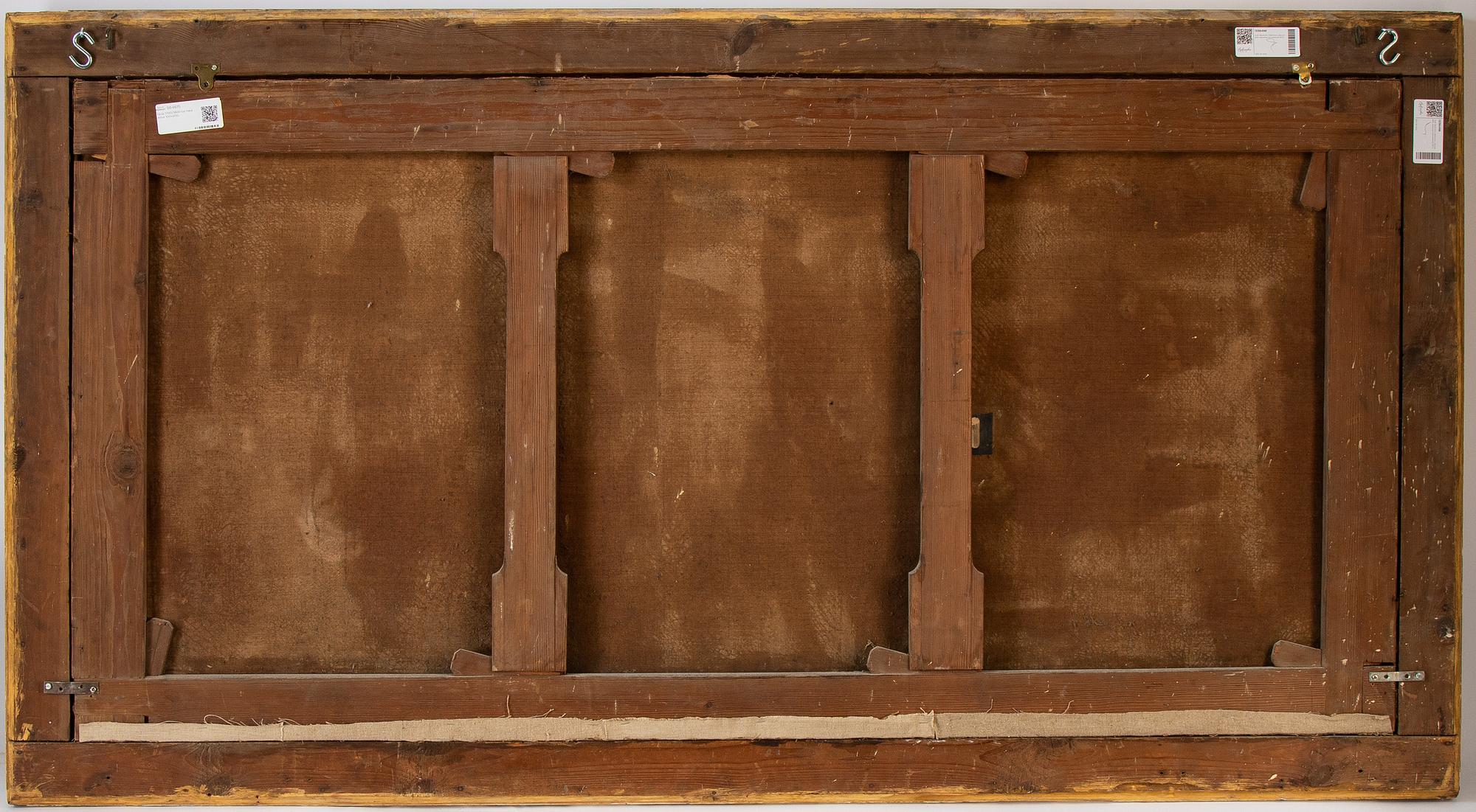 Juan Cabral Bejarano, attributed to, oil on canvas, signed and dated 1873.