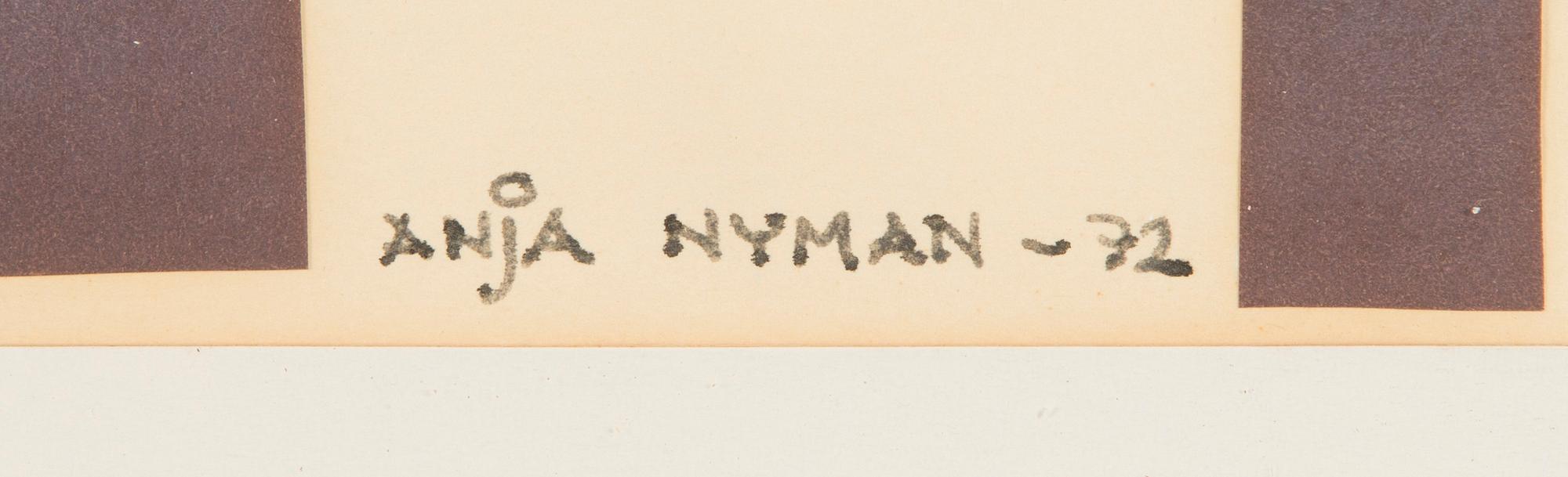 Anja Nyman, "Vaiennut viulu" (Den tystnade fiolen).