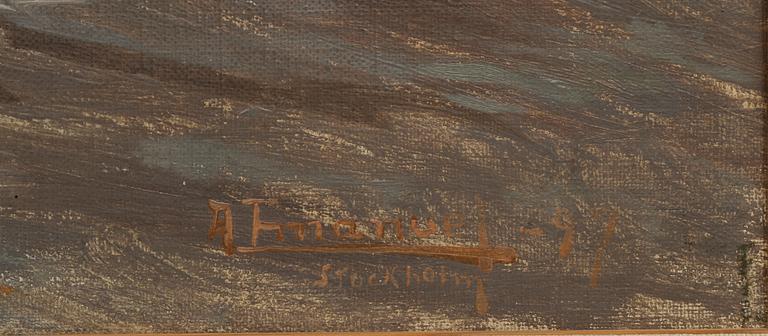 Anund Emanuel, "Nybroviken septemberafton".