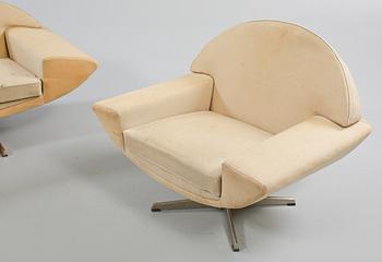 SOFFA OCH FÅTÖLJ, "Capri", Johannes Andersen, Trensum, Sverige, 1950/60-tal.