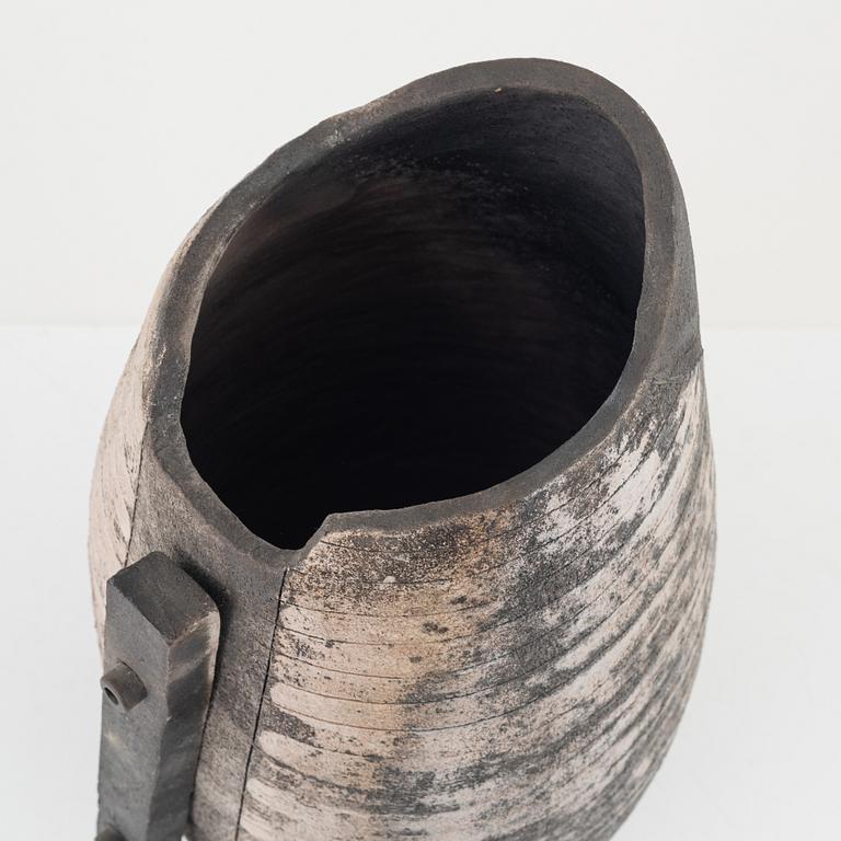 Ann-Margret Johansson Pettersson, a raku-fired vase, Eskilstuna Sweden, dated -98.