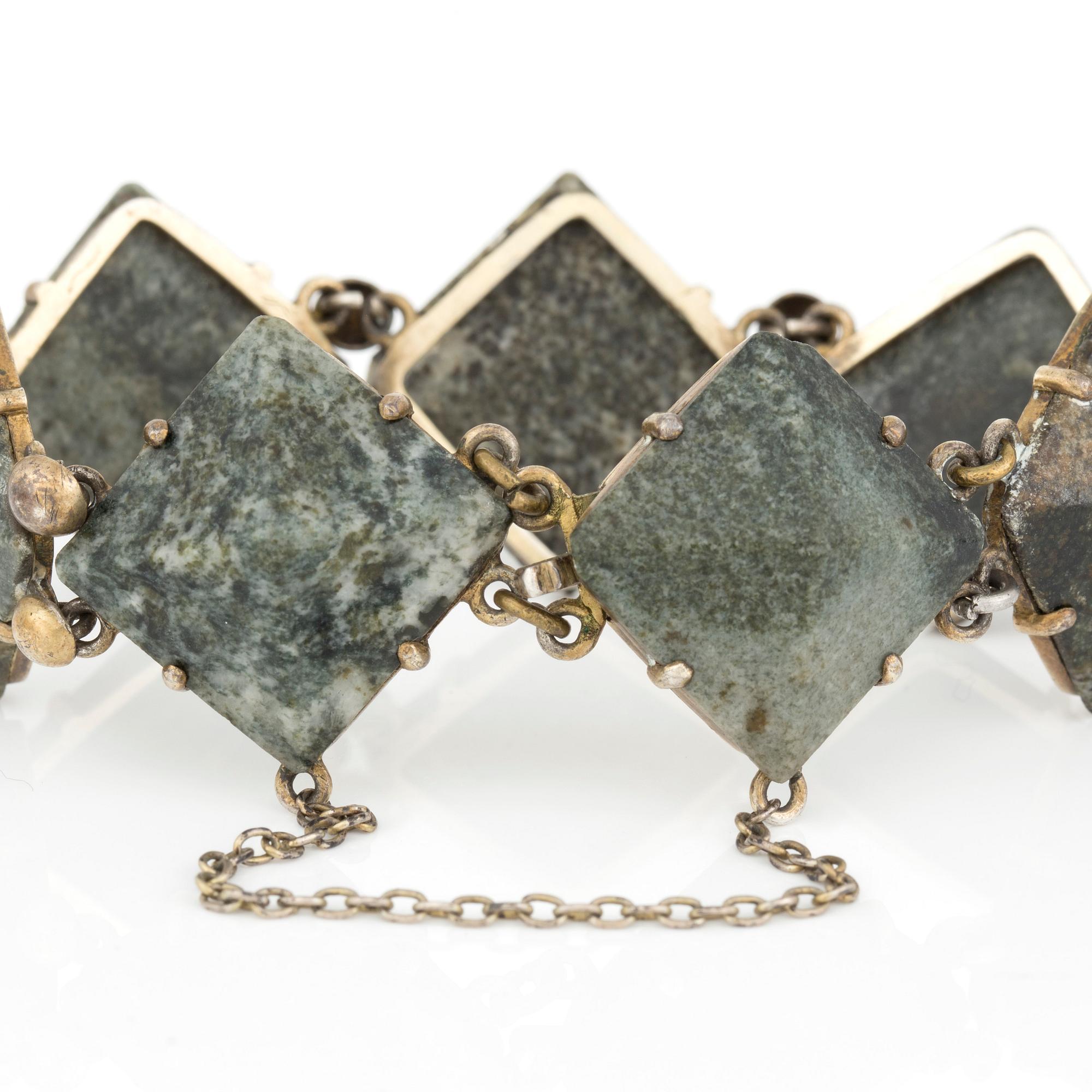 ARMBAND med kolmårdsmarmor.