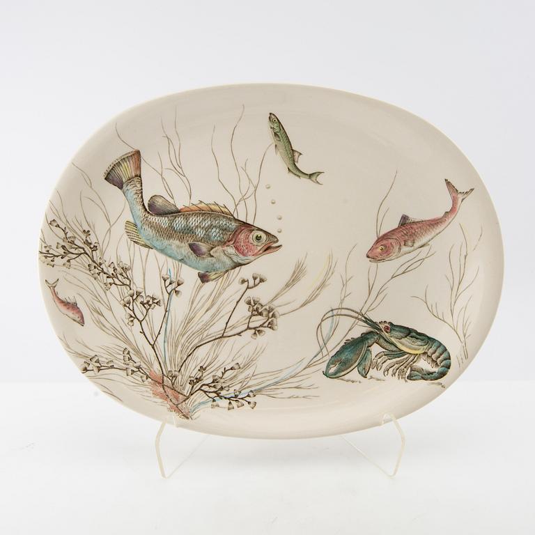 Service 18 pcs "Fish" Johnson Bros England, ironstone, first half/mid 20th century.