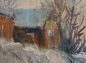 MÖRCK, AKSEL. Olja på duk, sign o dat 1925.