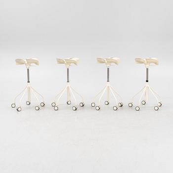Jordi Bardia & Otto canalda, four 'Binaria' stools, D Barcelona.