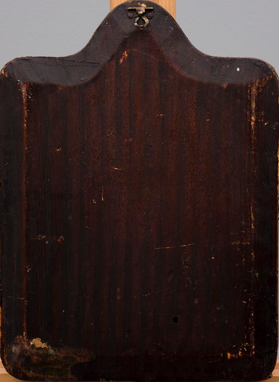 KIOT, ICON, oil on wood panel, OKLAD, silver plated brass, Russia turn of the 19th and 20th century.