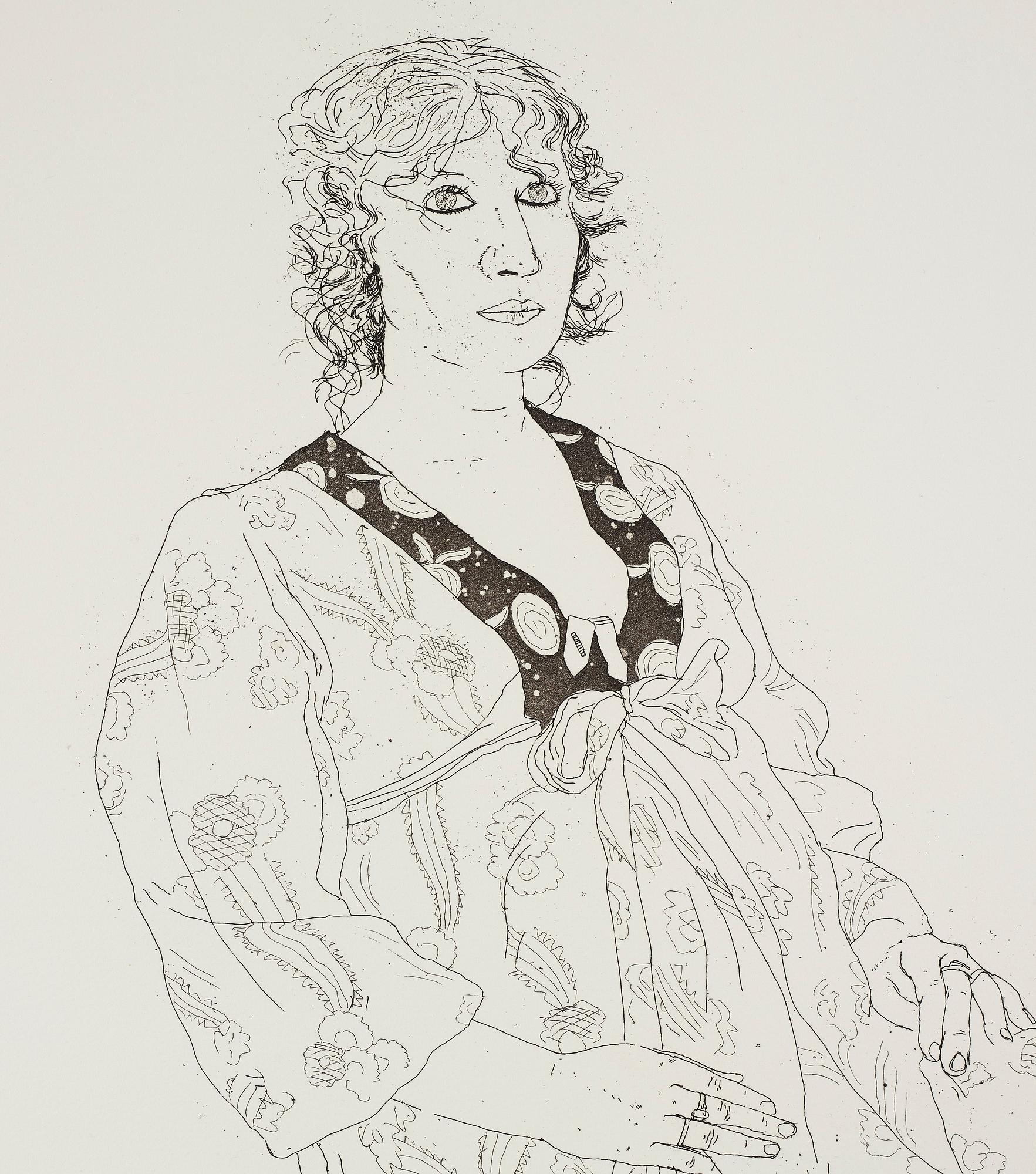 David Hockney, "Celia".