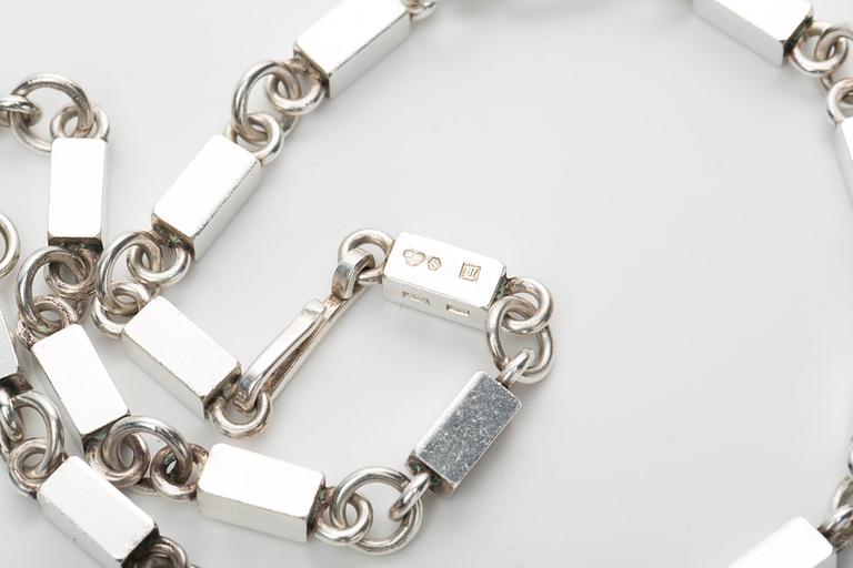 COLLIER, Wiwen Nilsson, Lund, 1951, sterlingsilver.