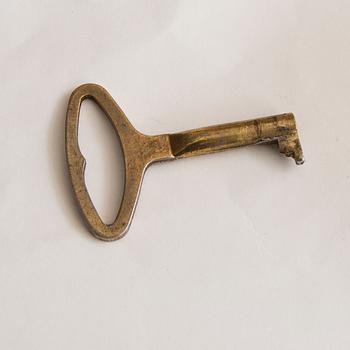 A mid 1900s teak counter.