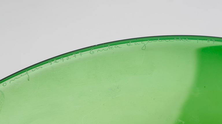 FAT, Erika Lagerbielke, glas, signerad.