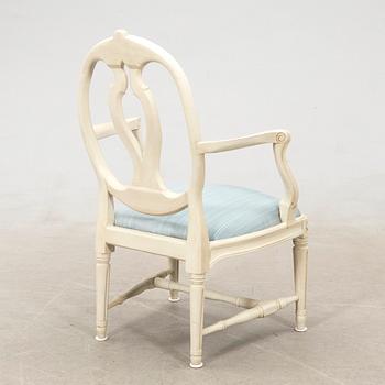 Armchair, Gustavian, Stockholm work, circa 1800.