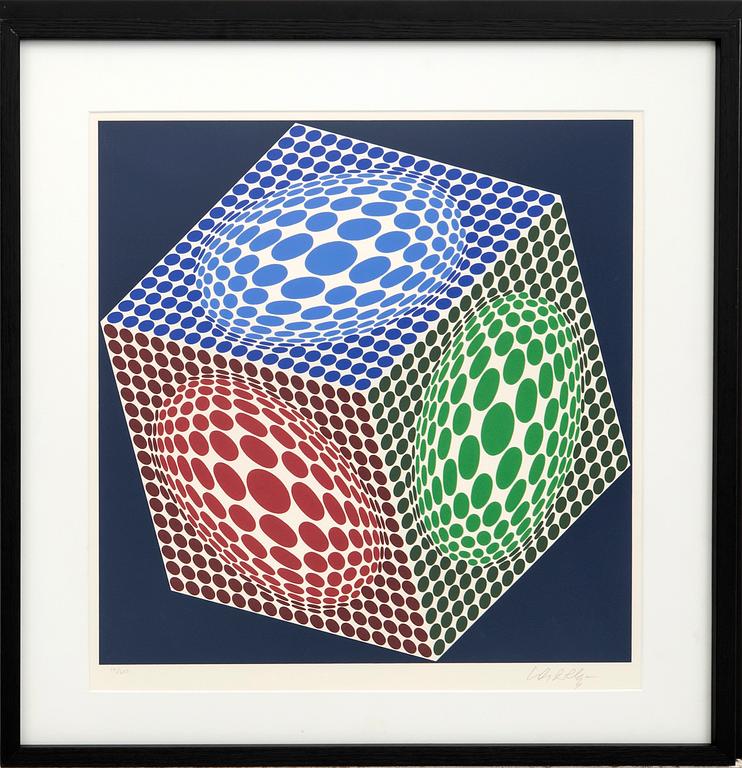 Victor Vasarely, Optisk komposition.