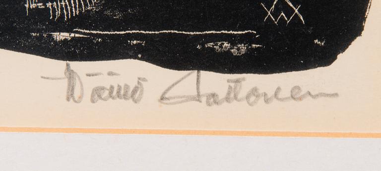 WÄINÖ AALTONEN, litografi, signerad och daterad 1963, numrerad 10/50.