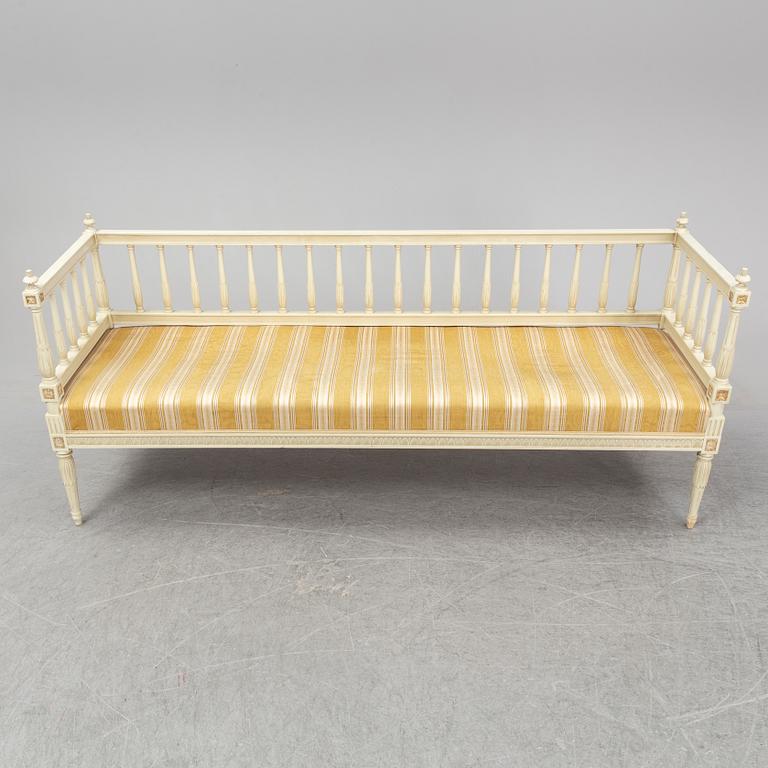 A second half of the 20th century Gustavian style sofa.