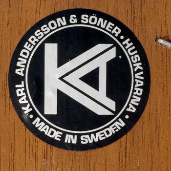 Göran Malmvall, vitrinskåp "KA72", Karl Andersson & Söner, proveniens Sven Lundh.