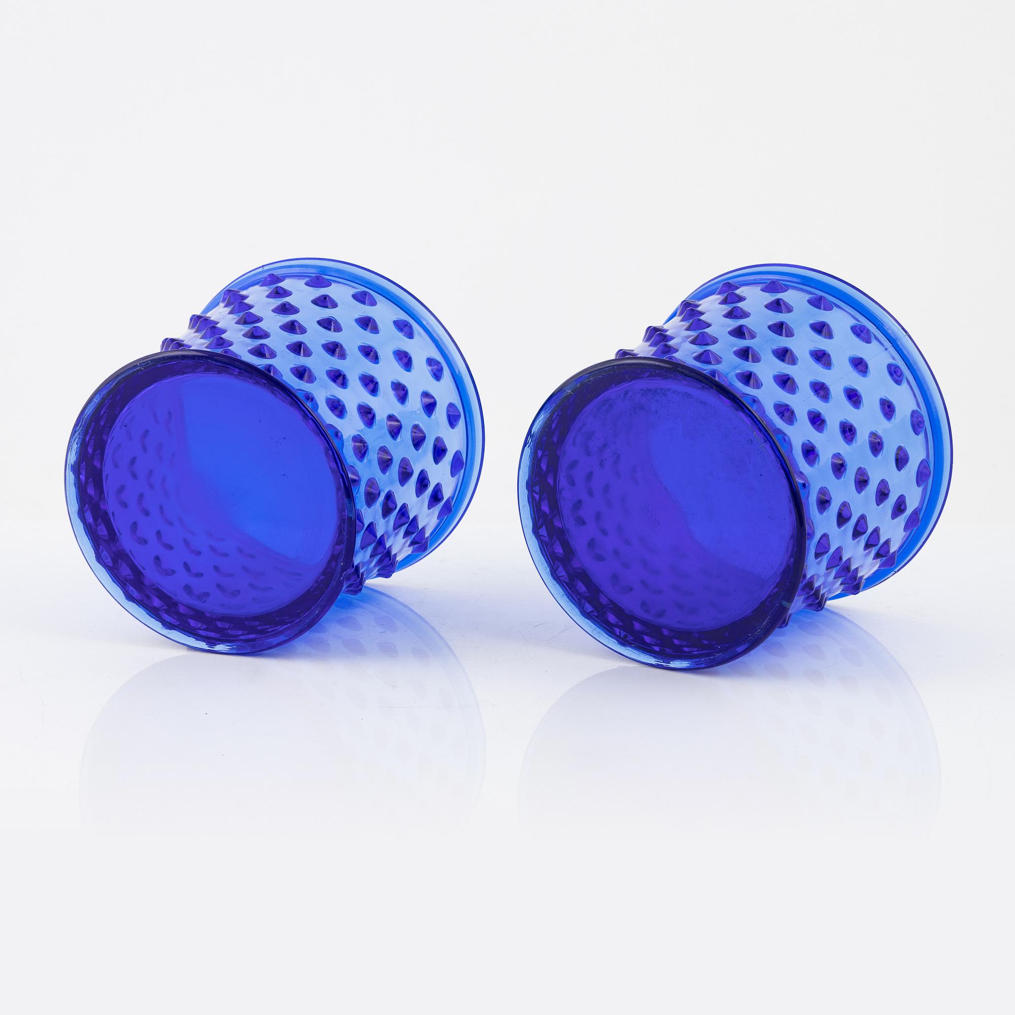 Josef Frank, ytterfoder, ett par, glas, "Hortus", Reijmyre för Firma Svenskt Tenn.