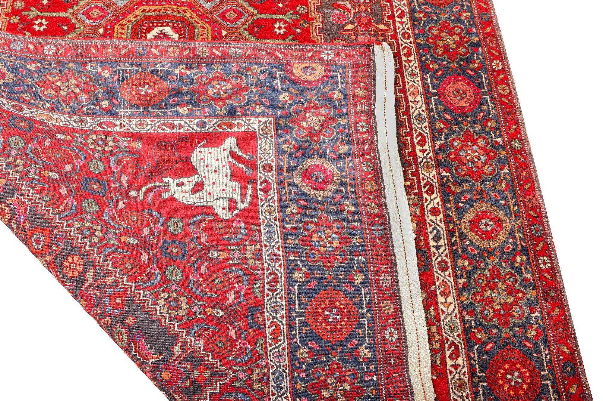 A Bidjar carpet, Old, c. 205 x 130 cm.