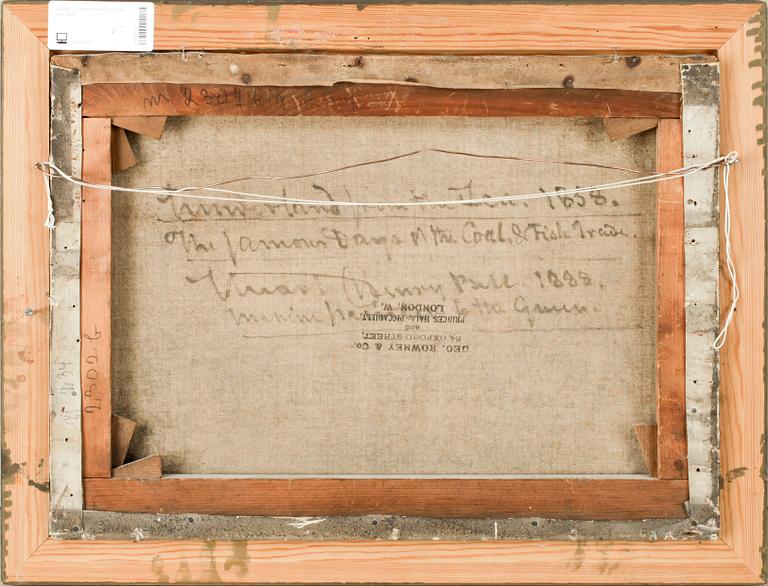 STUART HENRY BELL, olja på duk, signerad o dat 1858.