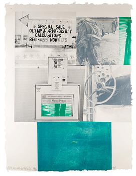 Robert Rauschenberg, "ROOKERY MOUNDS-LEVEL".