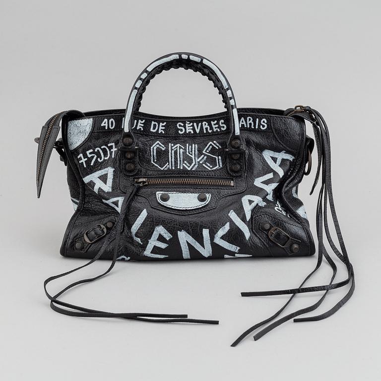 BALENCIAGA, "Grafitti City Bag",