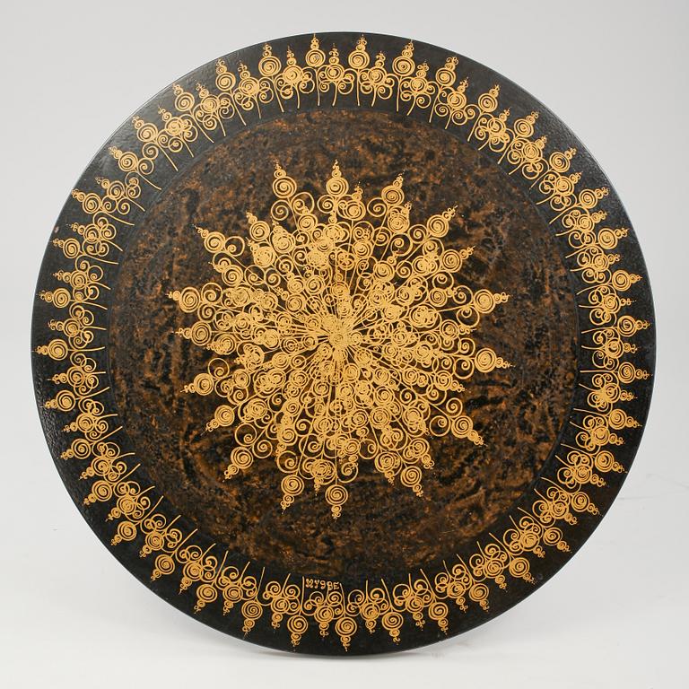 MATBORD, Cado, Danmark, skiva signerad Mygge, 1970-tal.