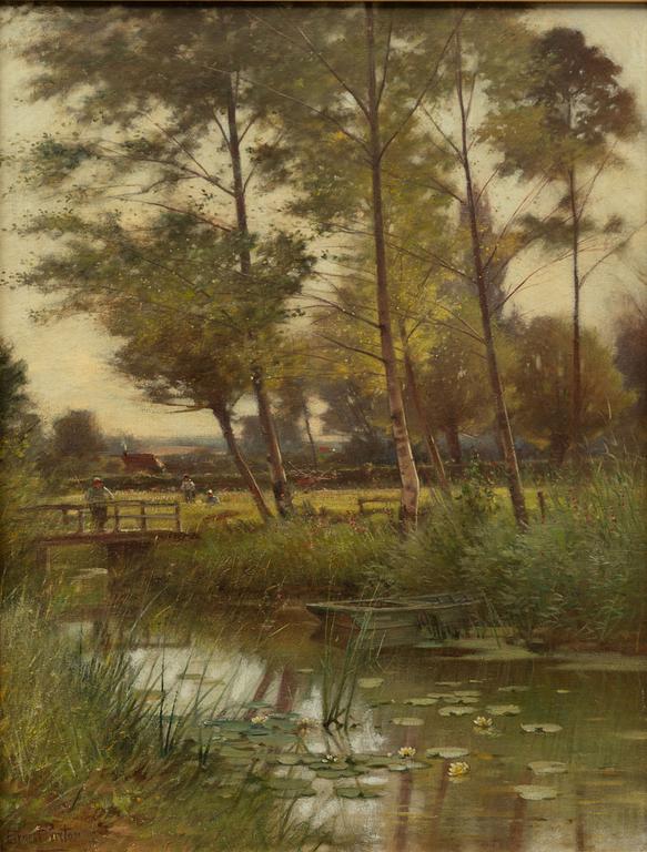 Ernest Parton, The Water Lily Pond.