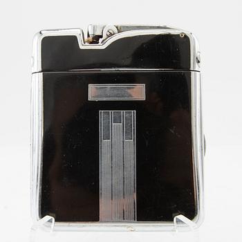 Ronson cigarette case with lighter "Tenacase" USA 1940s/50s.