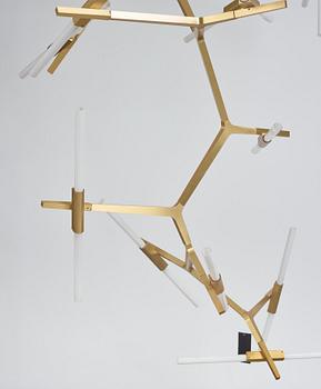 Lindsey Adelman, an "Agnes Chandelier 40" ceiling lamp, Roll and Hill, USA, post 2010.