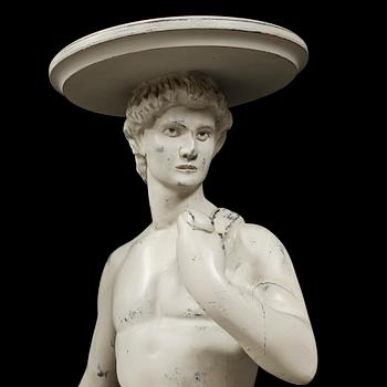STATYETTER, ett par, 1900-tal.