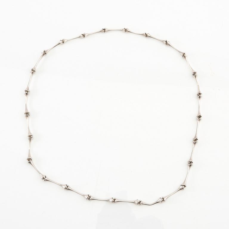 Björn Weckström, necklace silver "Aranda" Lapponia 1984.