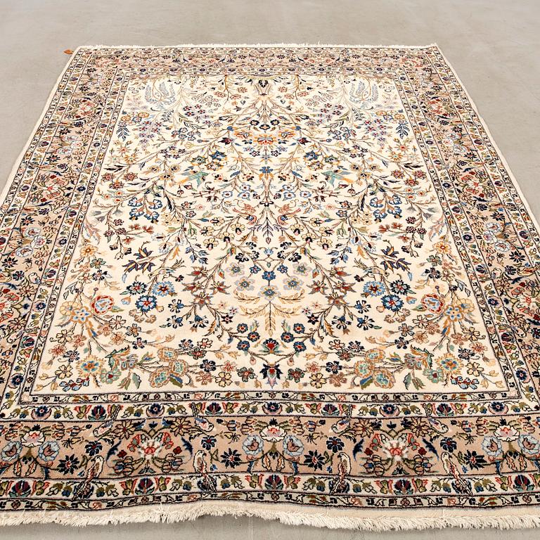 Keshan rug, old, approximately 279x220 cm.