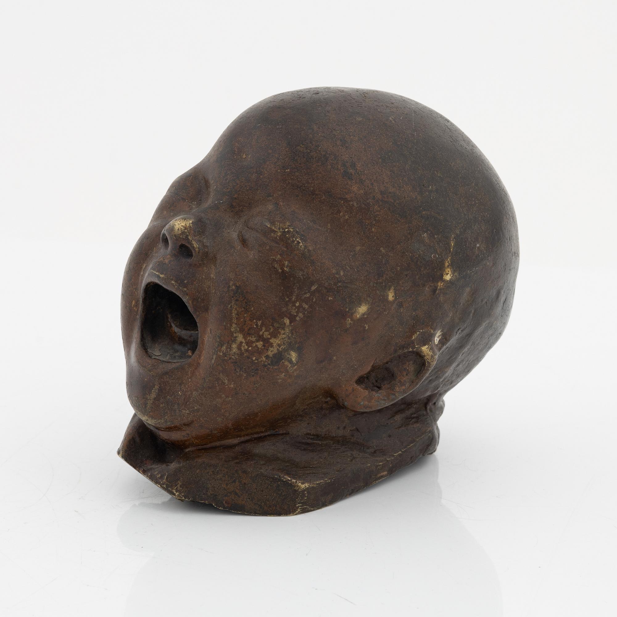 Bernardo Balestrieri, skulptur, patinerad brons, signerad.