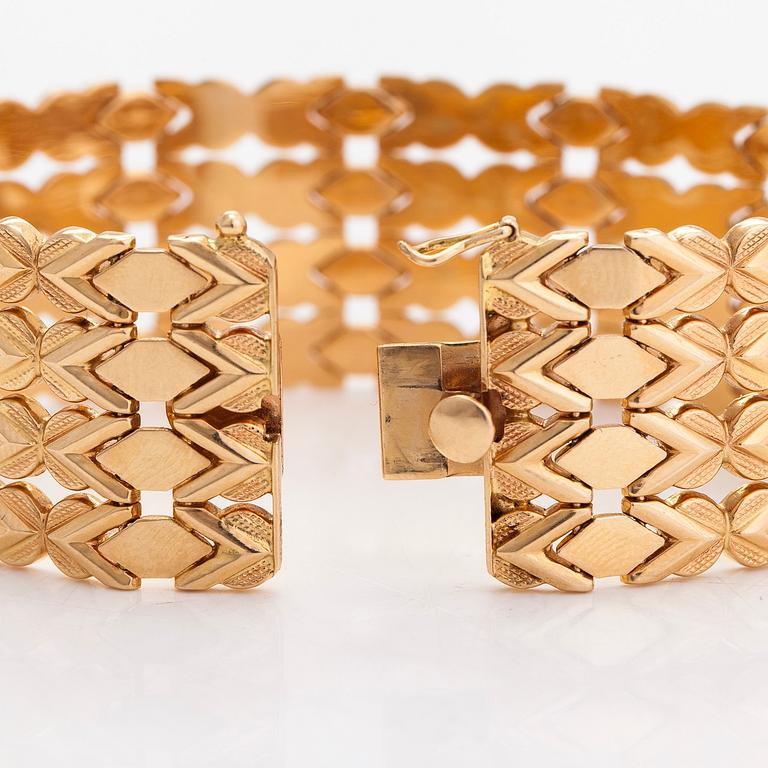 Armband, 18K guld, Italien.