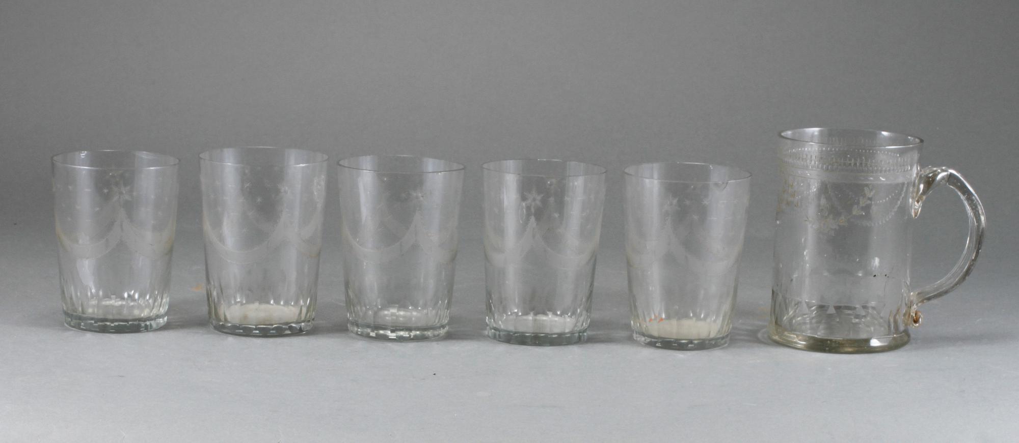 GLAS, 5 + 1 delar, 1800-tal.