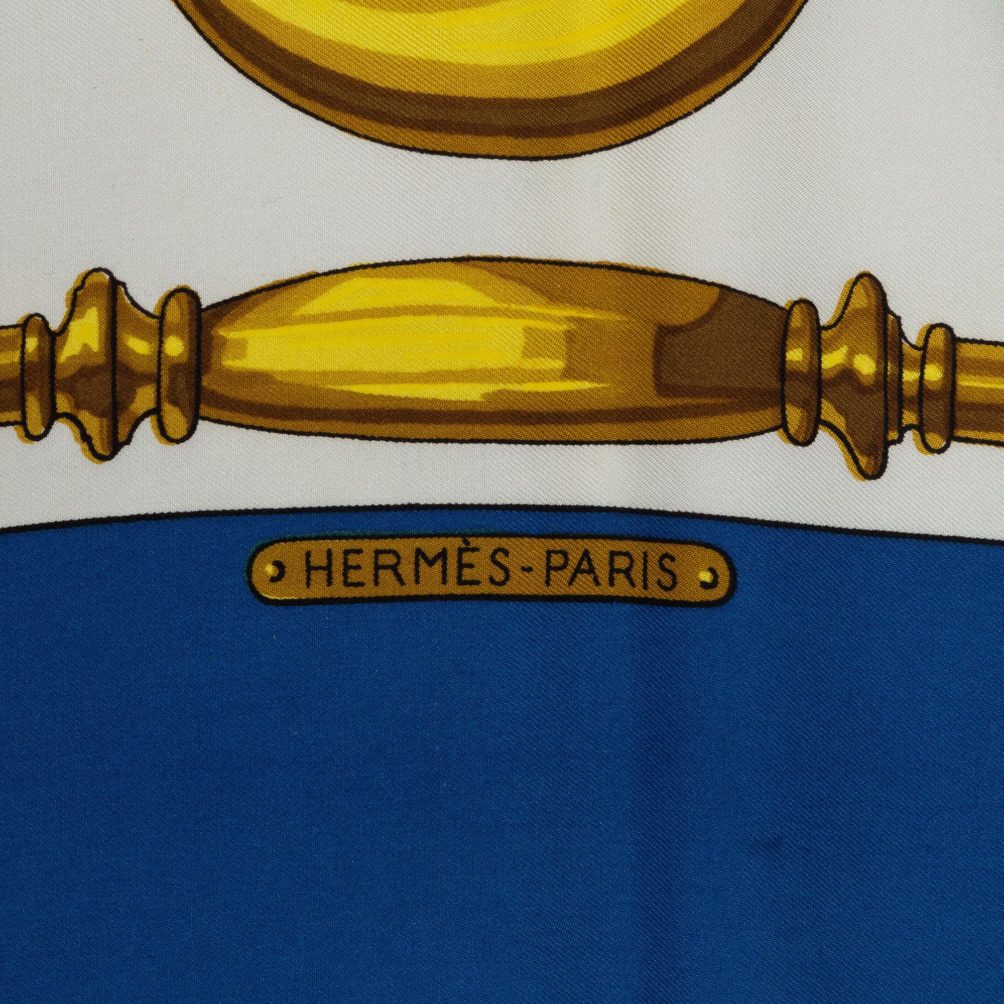 Hermès, a 'Harnais des Présidents' scarf.