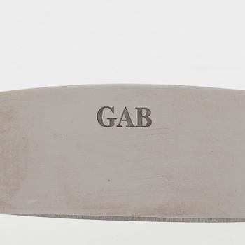 Ruokailuvälineet, 49 osaa, "Gammal Fransk", hopeaa (830), GAB 2004-2005.