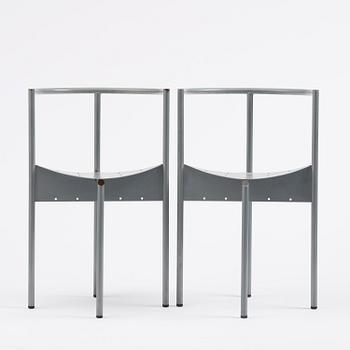 Philippe Starck, a pair of "Wendy Wright" chairs, Disform, Spain, post 1986.