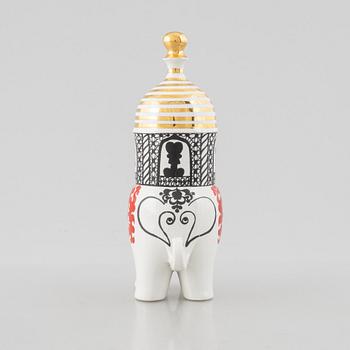 Lisa Larson, figurin, stengods, "Elefant" ur serien "Traffic", Gustavsberg 1971-73.