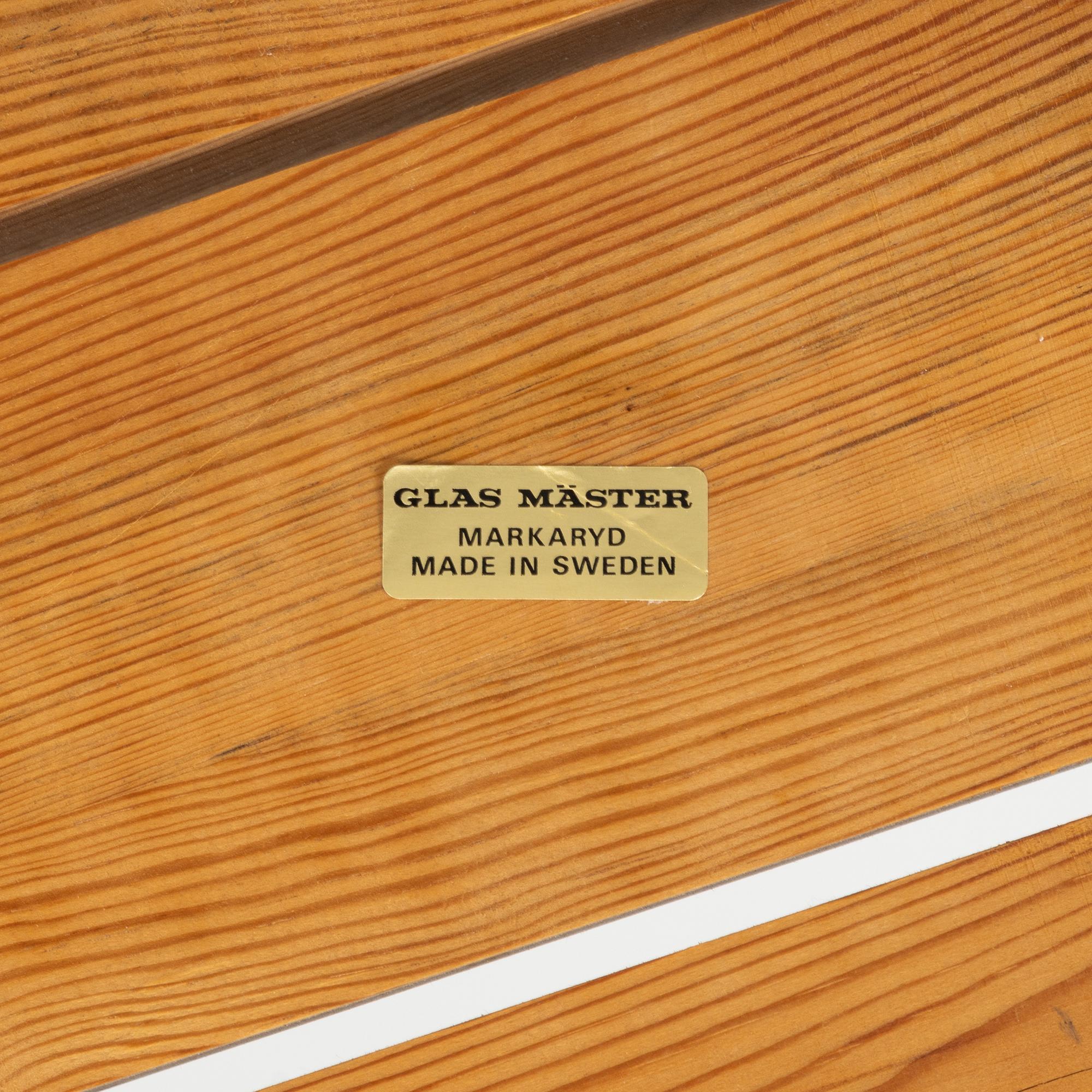 Bench, Glasmäster, Markaryd, Sweden, 1960's.