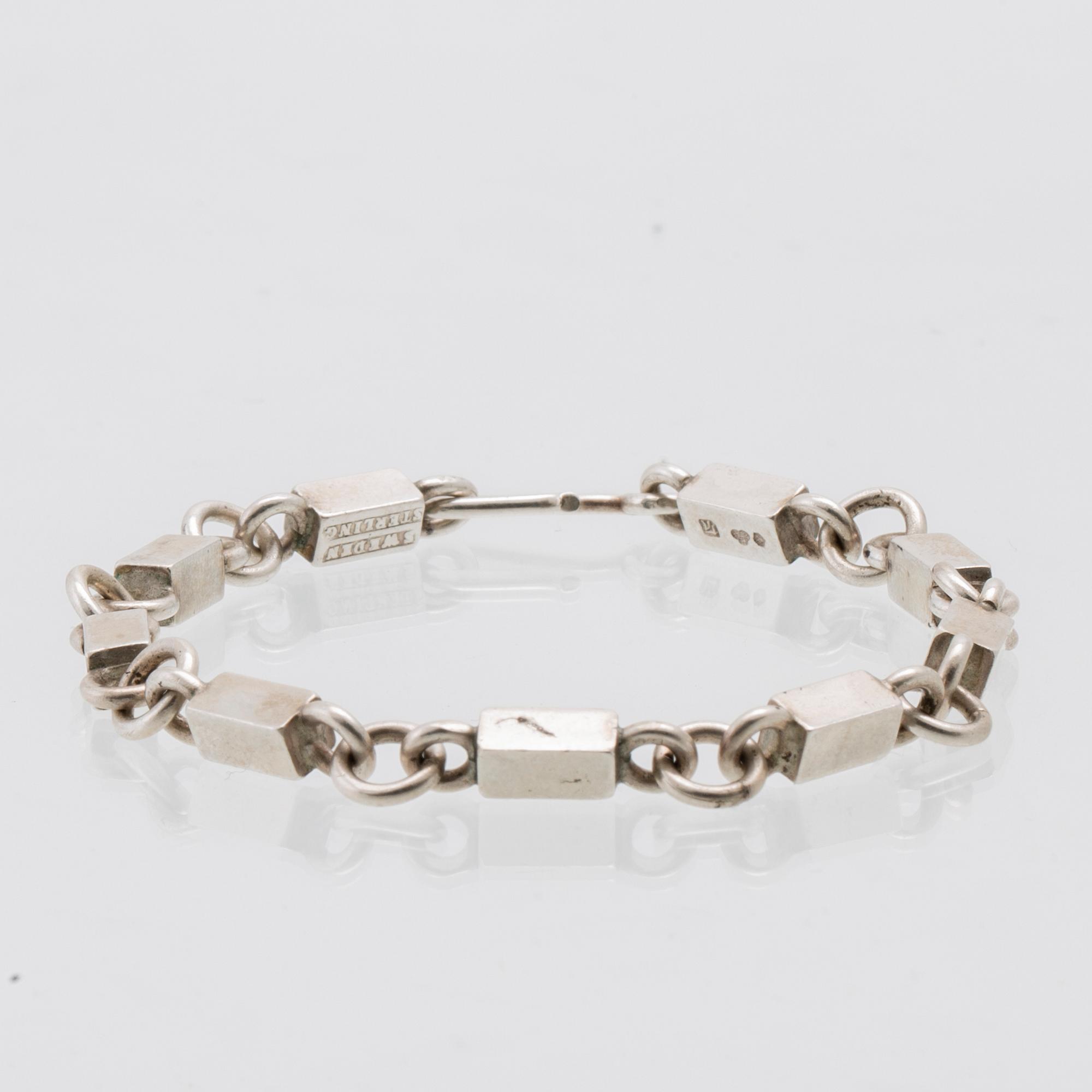 Sven Börje Sterling Silver Bracelet, Lund 1960.