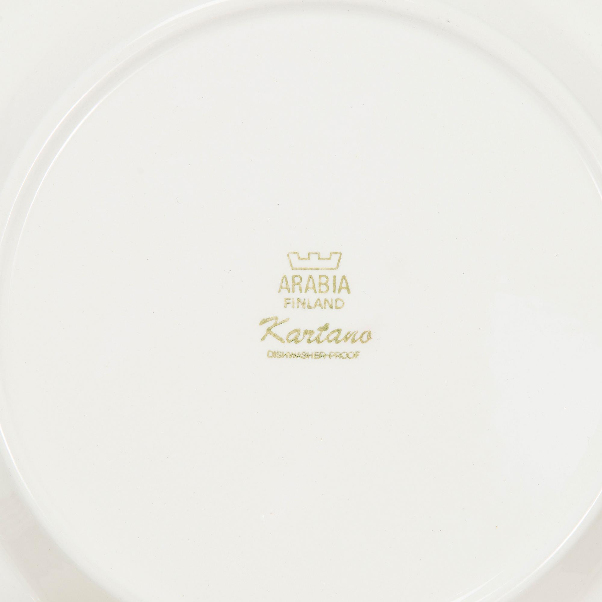 Esteri Tomula, servis, 43 delar, "Kartano", Arabia, 1970-tal.